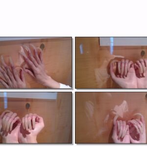 #464 – VR/3D – Showing My Shiny Long Nails On Shiny Wall