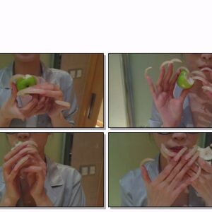 #478 – VR/3D – Close Up Eating Apple With My Long Natural Nails