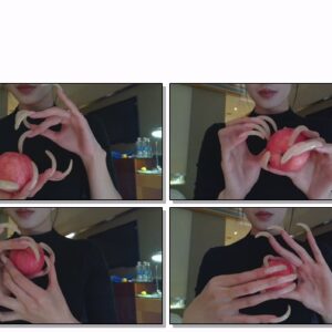 #499 – VR/3D – Piercing Red Apple With My Long Sharp Nails