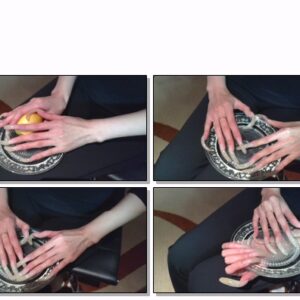 #503 – VR/3D – Tapping Crystal Plate With My Long Shiny Nails
