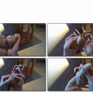 #504 – VR/3D – Peeling Banana With My Long Natural Nails
