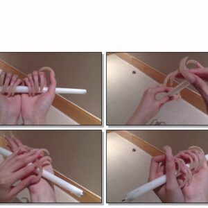 #507 – VR/3D – Posing My Long Shiny Nails With Candle