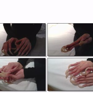 #510 – VR/3D – Posing My Long Shiny Nails On Bed