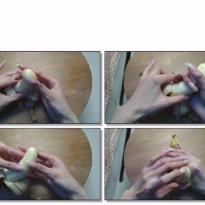#528 – VR/3D – My Natural Square Nails With Banana