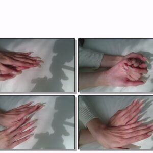 #529 – VR/3D – Posing My Natural Nails On Bedsheet