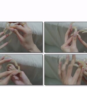 #520 – VR/3D – Cleaning My Long Nail Beds And Long Nail Care