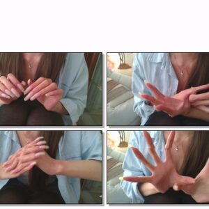#531 – VR/3D – Casual Posing Of My Long Nailbed Nails