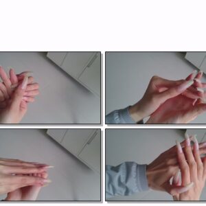 #654 – VR/3D – Massaging My Long Nailbeds In Bright Lighting