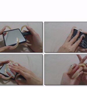 #521 – VR/3D – Posing My Long Shiny Nails In Hand Mirror