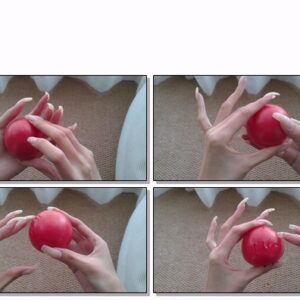 #535 – VR/3D – Piercing Tomato With My Natural Square Nails
