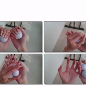 #540 – VR/3D – Fiddling With Golf Balls With My Long Nailbed Nails