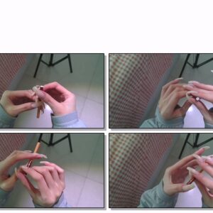 #543 – VR/3D – My Long Nailbed Nails Fiddling With Cigarette