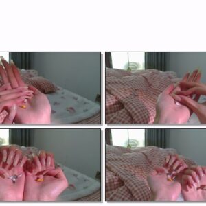 #544 – VR/3D – My Long Nailbed Nails With Miniatures