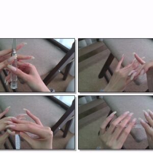 #547 – VR/3D – My Long Nailbed Nails Fiddling With Letter Opener