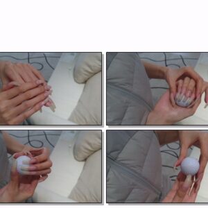 #677 – VR/3D – Holding Golf Balls In My Long Natural Nail Hands