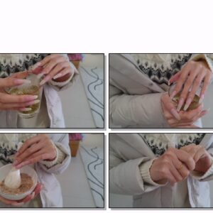 #679 – VR/3D – Tapping And Fiddling With Bowl With My Natural Nails