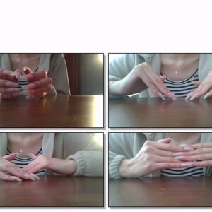 #567 – VR/3D – Showing My Long Nailbed Nails Close Up On Table