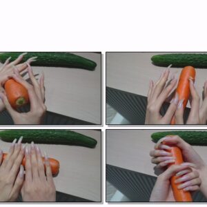 #690 – VR/3D – My Long Natural Nails On Carrot