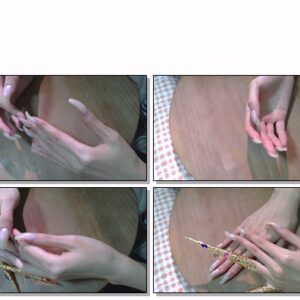 #572 – VR/3D – Wearing Golden Fingersticks Over My Natural Nails