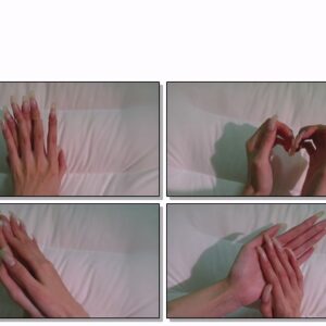 #573 – VR/3D – Fiddling With My Long Nailbed Nails On Bedsheet