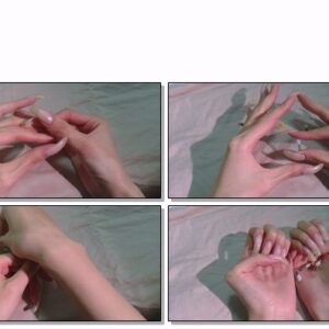 #578 – VR/3D – Fiddling With Miniatures With My Square Natural Nails