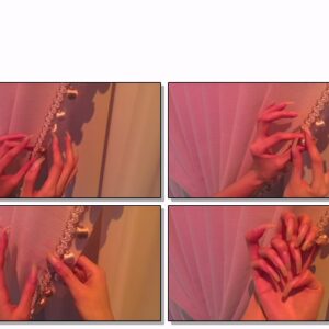 #704 – VR/3D – Fiddling With My Natural Long Nailbed Nails