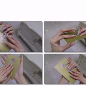 #591 – VR/3D – Scratching Card With My Square Natural Nails