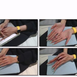 #712 – VR/3D – Posing My Natural Long Nailbed Nails On Ipad