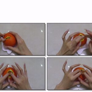 #593 – VR/3D – Piercing Orange With My Long Nailbed Nails
