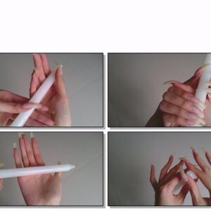 #715 – VR/3D – Fondling White Candle With My Natural Nails