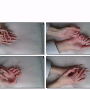 #718 – VR/3D – Posing My Long Nailbed Nails On Bedsheet