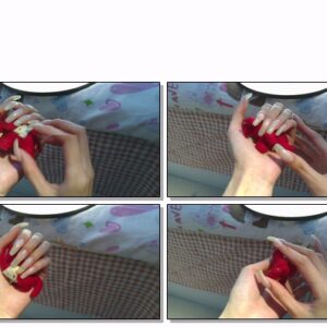 #599 – VR/3D – My Long Nailbed Nails Fiddling With Plushie Toy