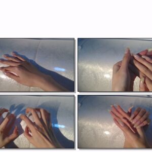 #609 – VR/3D – Showing My Long Nailbed Nails In Bright Lighting Pt.2