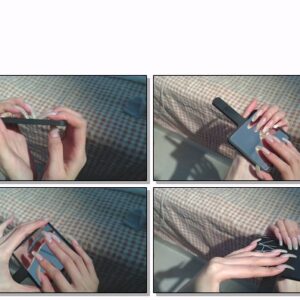 #611 – VR/3D – Tapping My Natural Nails On Hand Mirror