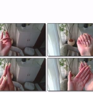 #612 – VR/3D – Showing My Long Nailbed Nails In Bright Daylight