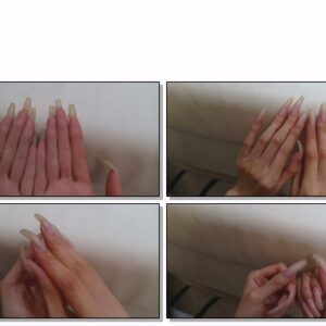 #737 – VR/3D – Showing My Natural Square Nails On Sofa