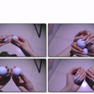 #620 – VR/3D – Bright Lighting Show Of My Nails With Golf Balls