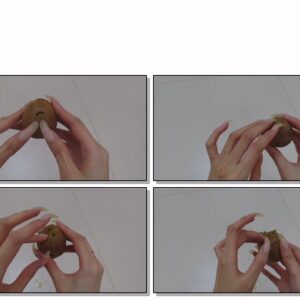 #625 – VR/3D – Piercing Kiwi With My Natural Square Nails