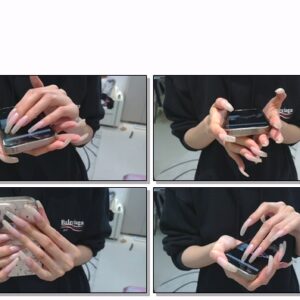 #760 – VR/3D – Tapping With My Natural Nails On Phone