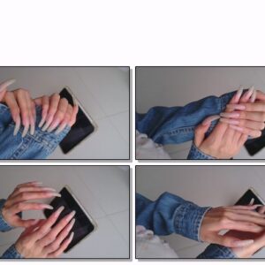 #762 – VR/3D – Tapping My Nails On Ipad And Posing In Daylight