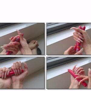 #766 – VR/3D – Scratching And Tapping Sausage With My Nails In Daylight