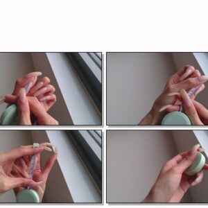 #774 – VR/3D – Measuring My Long Natural Clear Nailbeds