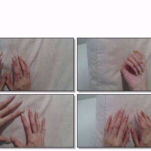#649 – VR/3D – Posing My Long Nailbed Nails On Pillow