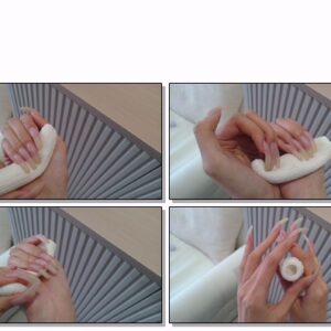 #788 – VR/3D – Squeezing Toy Banana With My Clear Natural Nails