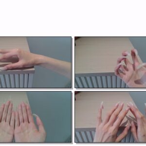 #789 – VR/3D – Tapping My Clear Natural Nails On Table