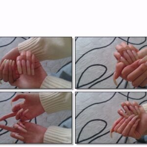 #796 – VR/3D – Pressing My Clear Nails Together And Posing Them