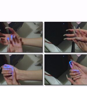 #798 – VR/3D – Holding My Fingers And Showing My Clear Long Nails