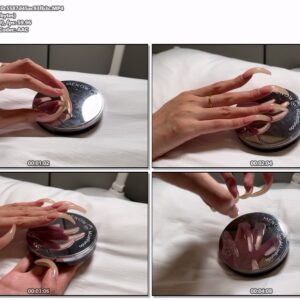 #945 – Reflecting My Long Natural Curved Nails