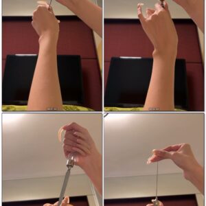 #1055 – Fiddling With Letter Knife With My Long Curved Nails