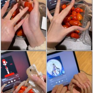 #949 – Piercing Tomatoes With My Very Long Nails